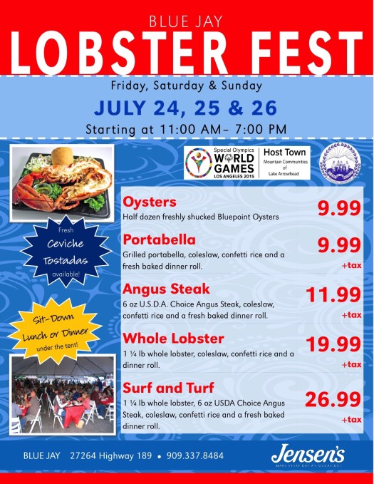 Full color Lobster event flyers BJ